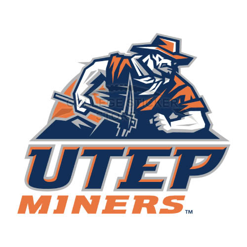 Diy UTEP Miners Iron-on Transfers (Wall Stickers)NO.6766